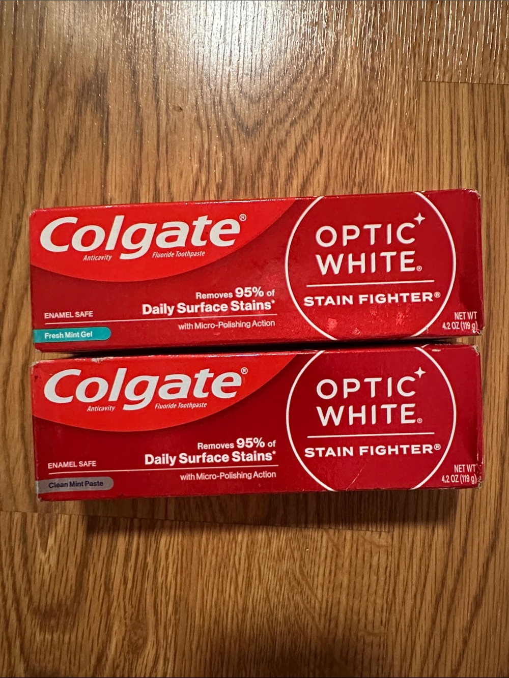Colgate Optic White Toothpaste lot of 2
